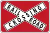 Railroad crossing position (alternative)