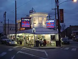 Image 39Pat's King of Steaks in South Philadelphia is widely credited with inventing the cheesesteak in 1933 (from Pennsylvania)