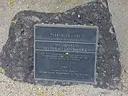 Pueblo Grande Ruin Historic Landmark Marker. Marker and contents are the work of the US Dept. of the Interior, therefore PD.