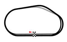 Map of the Phoenix International Raceway (2011–2018)