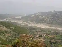 River Foinikas as seen from mount Panachaiko