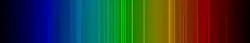 Color lines in a spectral range