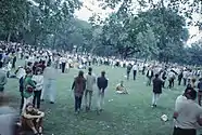 People in Lincoln Park during the convention.