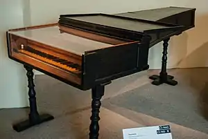 The oldest piano was built in 1720 by Bartolomeo Cristofori and is a highlight of the musical instrument collection