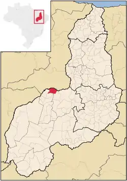 Location in Piauí  state