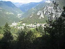 A view of Piazzatorre during summer