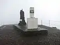 Platform on the summit of Pico Ruivo.