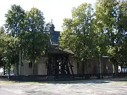 Wooden church of Saint Nicholas, completed in 1743.