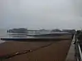 Hastings Pier on the morning after the fire, 5 October 2010