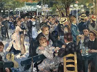 Bal du moulin de la Galette, Pierre-Auguste Renoir, 1876