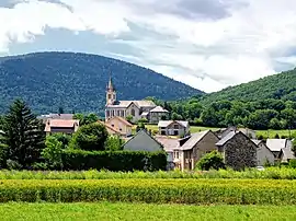 A general view of Pierre-Châtel