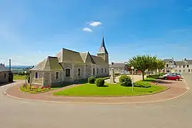 The church in Pierrefitte-en-Cinglais