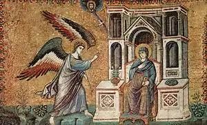 Pietro Cavallini The Annunciation, Santa Maria in Trastevere 1291