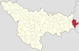 Location in Timiș County