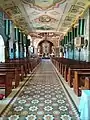 View from the door looking toward the main altar