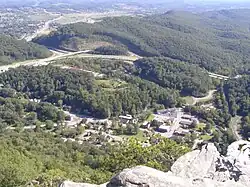 Cumberland Gap, as viewed from the Pinnacle Overlook