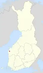 Location of Pirttikylä in Finland