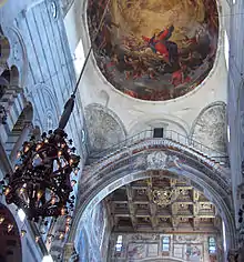 The so-called Lamp of Galileo and the cupola of the dome