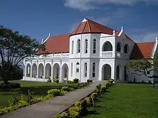 Historic Methodist Chapel at Piula Theological College on Upolu island