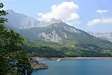 Piva mountain and lake