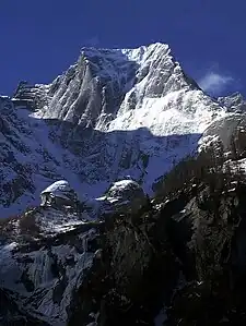 Piz Badile from the Val Bondasca