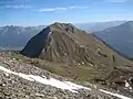 Piz Toissa and Ziteil from Piz Curvér