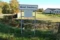 Place name sign (white to indicate that Vlissingen considers it a neighbourhood)