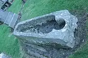 Plain bespoke stone coffin, circa 7th century