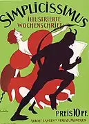 cover from 1896. Art by Thomas Theodor Heine.