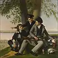 La Chasse aux tourtes (The Pigeon-Hunt), 1857