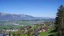 View of Planken, Schellenberg and Mauren