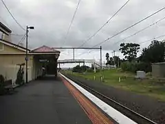 Southbound view in April 2011