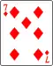 7 of diamonds in the diamond foundation