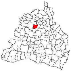 Location in Dolj County