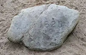 Plymouth Rock, which commemorates the landing of the Mayflower in 1620