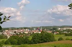 Panorama of the town