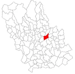 Location in Prahova County