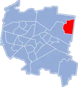 Location of Bagnówka within Białystok