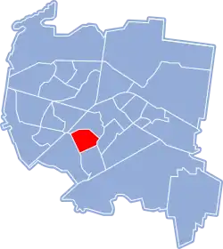 Location of Osiedle Bema within Białystok