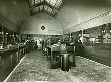 Image 19Interior of the Helsinki Branch of the Vyborg-Bank [fi] in the 1910s (from Bank)