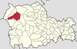 Location in Neamț County