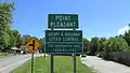 Point Pleasant community sign.