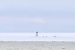 Abandoned Russian polar station Izluchina (Northeast coast of Komsomolets Island; 81°N, 96°33’E).