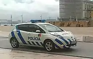 PSP Nissan Leaf (electric vehicle) patrol car