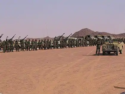 Polisario troops