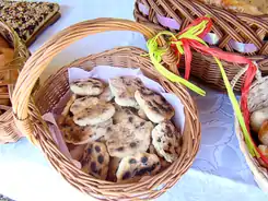 Polish flat soda breads a.k.a. proziaki