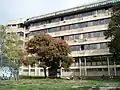 The faculty building, from the yard