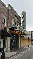 Polk Theatre as viewed from the street, June 2019.