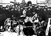 Poloz Mukuch's funeral in 1931