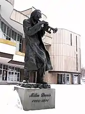 Miles Davis statue in Kielce, Poland